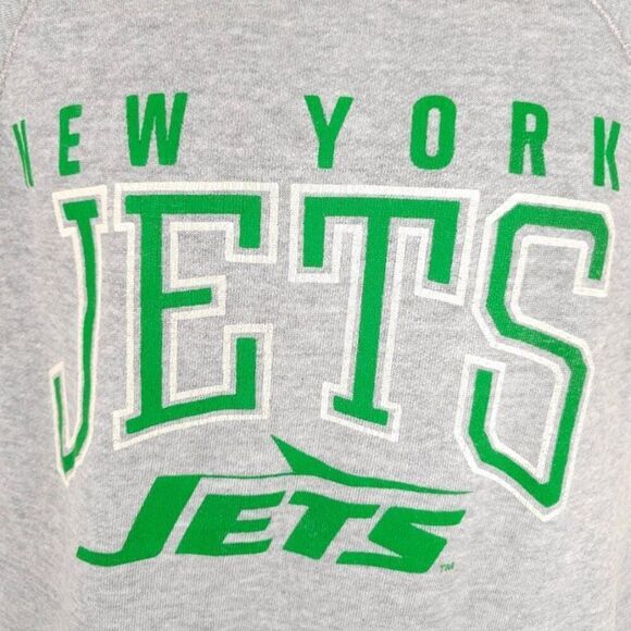 Vintage New York Jets Sweatshirt Mens Size Medium Gray 80s NFL Football - Picture 2 of 5